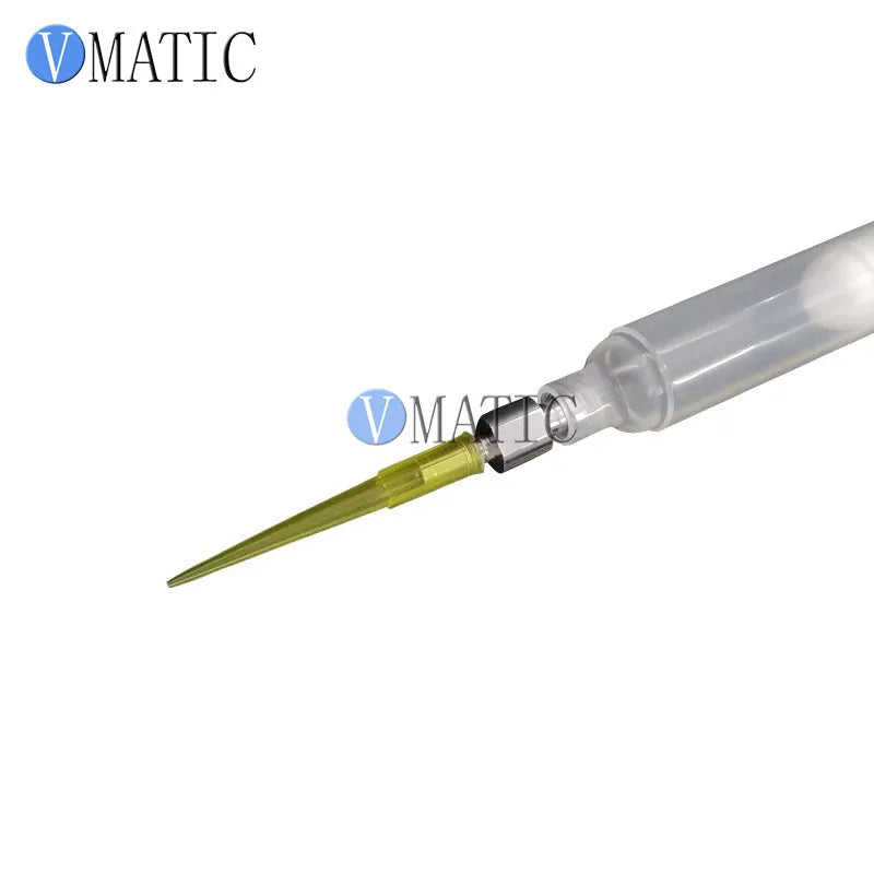 High Quality 1000Pcs 200ul 0.2ml Plastic Needle Liquid Dispenser Needles ID 6mm Length 50mm Plastic Dispensing Needle