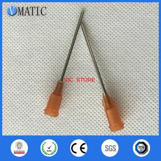 Free Shipping Industrial Luer Lock Dispensing Tips 1.5'' 15G 100Pcs Dispense Needles 1-1/2 Inch Dispenser Needle Tips