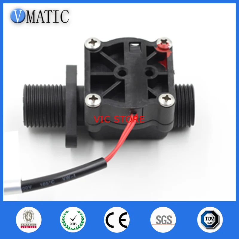 High Quality G1/2" Fuel Meter Gps Differential VC678 Electronic Reed Sensor Plastic Magnetic Water Flow Switch