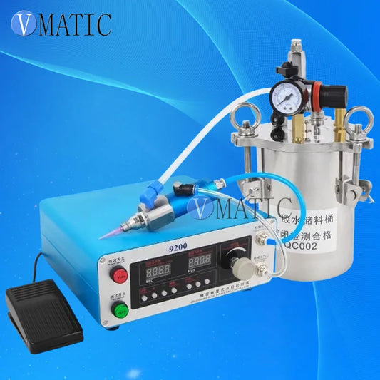 Automatic Precision Dispensing Machine Single Component Manual Gluing Equipment with Stainless Steel Glue Barrel & Plunger Valve