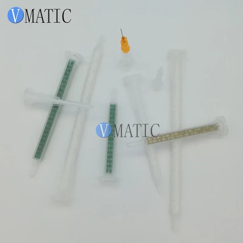 Free Shipping 30Pcs Resin Square Static Mixer FMF6-16 Mixing Nozzles For Duo Pack Epoxies