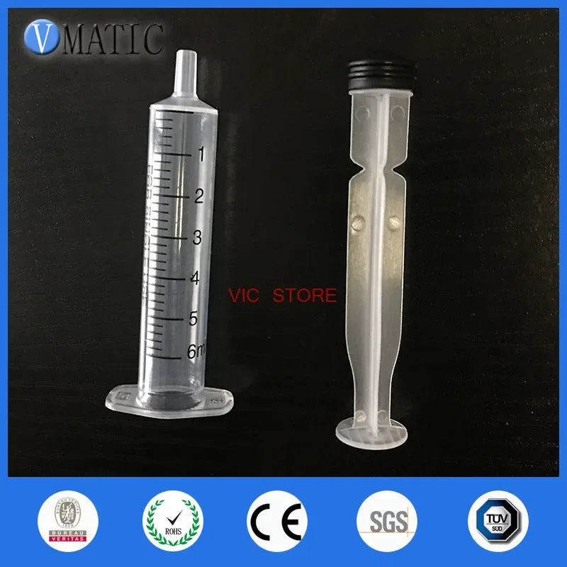 Free Shipping Non-Sterilized 6Cc/Ml Manual Glue Dispensing Syringe Applicator Glue Dispensing Syringe