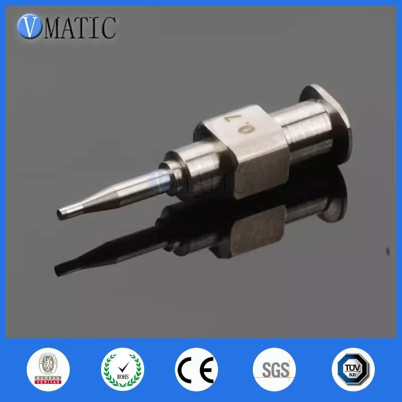Free Shipping 26.5mm Long ID 0.7mm OD 1.05mm Extended Luer Lock MUSASHI Stainless Steel Dispense Needle