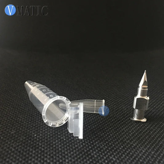 Free Shipping High Precision Stainless Steel Tapered Nozzles Liquid Glue Fluid Dispensing Needle Tips