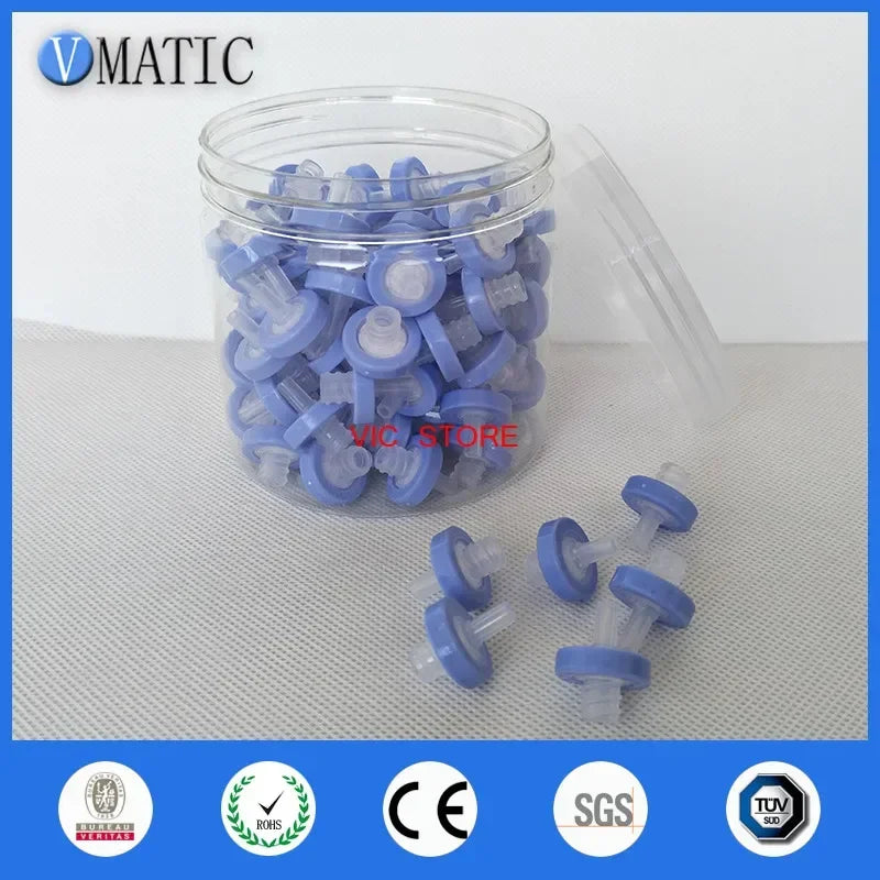 Free Shipping Wholesale Laboratory High Quality Microlab Scientific PTFE Nylon 0.45um Syringe Filter 100pcs
