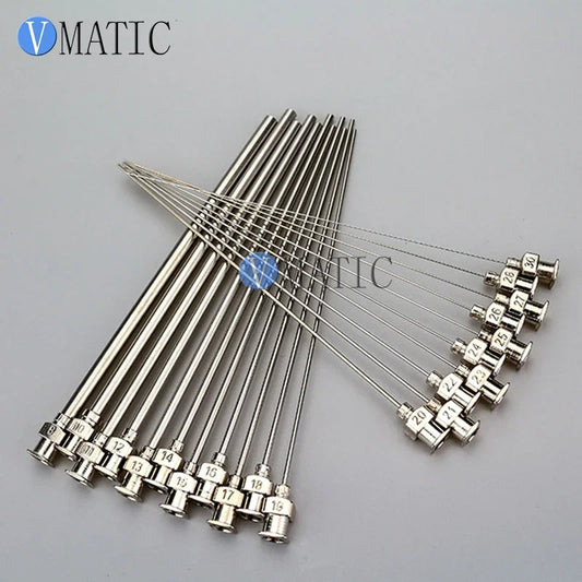 Free Shipping 10pcs 10G-30G Tube Length 10cm 100mm Ce Approved Dispensing Metal Tips