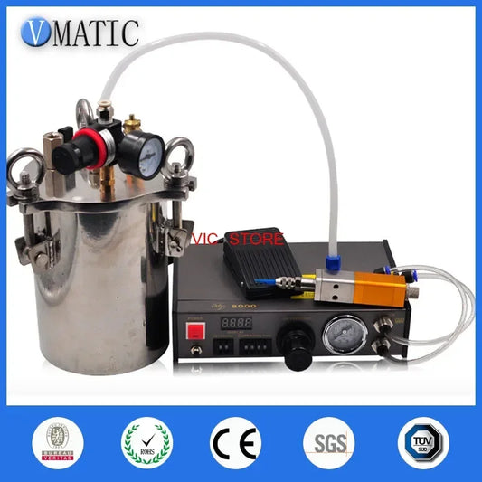 Free Shipping Automatic Quality Glue / Liquid Dispenser Valve Dispensing Equipment With Air Pressure Tank 1L