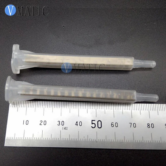 Free Shipping 30Pcs Resin Square Static Mixer FMF6-16 Mixing Nozzles For Duo Pack Epoxies