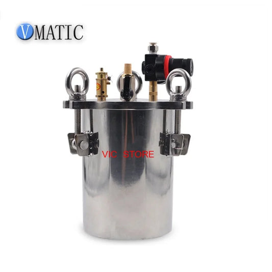 High Quality SUS 304 3L Liquid Glue Container Dispensing Storage Pressure Tank