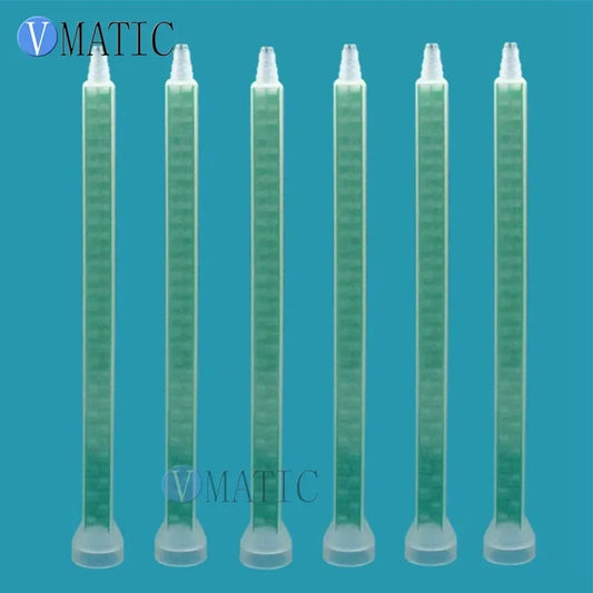 Industrial Static Mixer Nozzles FMC08-32 | 10pcs Square Plastic Mixing Tubes for Epoxy/Adhesive Anti-Clog Free Shipping