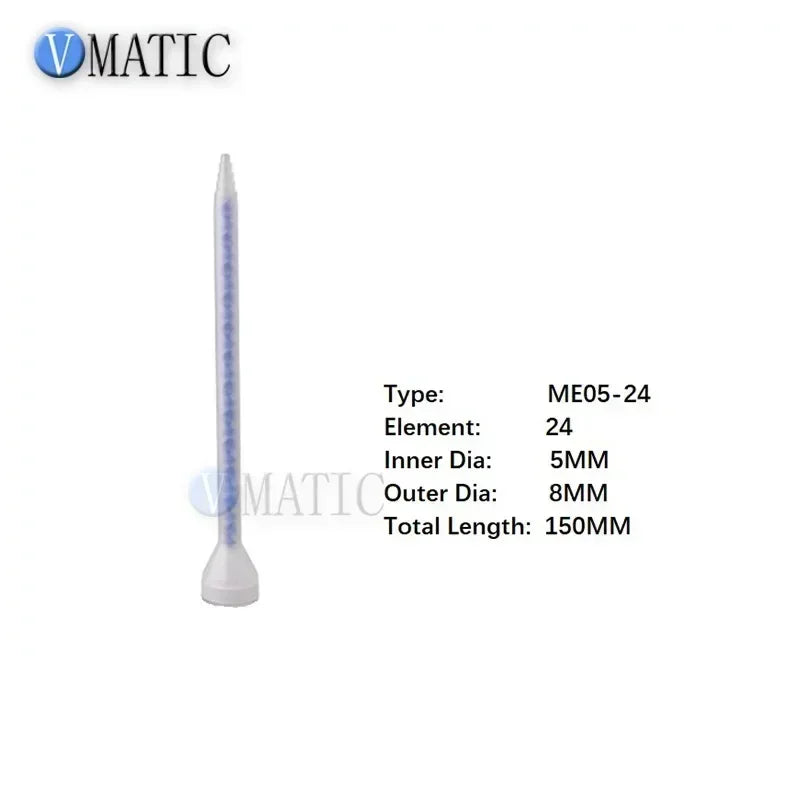 High Quality Resin Static Mixer MC05-24 Mixing Nozzles For Duo Pack Epoxies Bell Mouth Silicone Mixing Tube