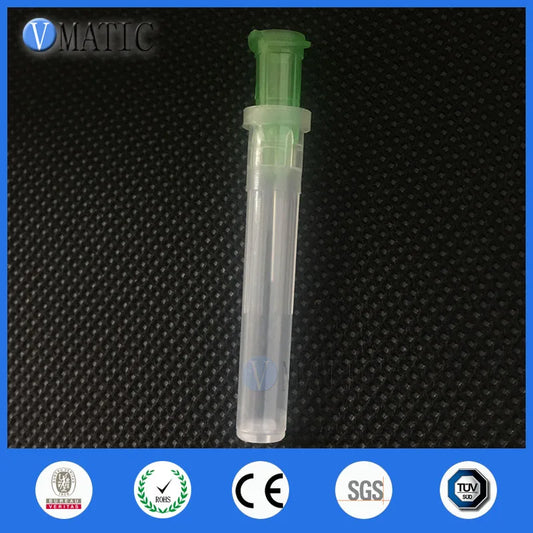 Free Shipping Non Sterilized 34G Luer Lock 0.5'' Tubing Length Glue Dispensing Needle 1/2 Inch With Cap
