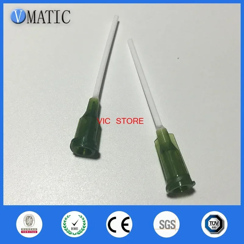 Free Shipping 100pcs 14G 1" Inch PP Flexibility Tips and Nozzle