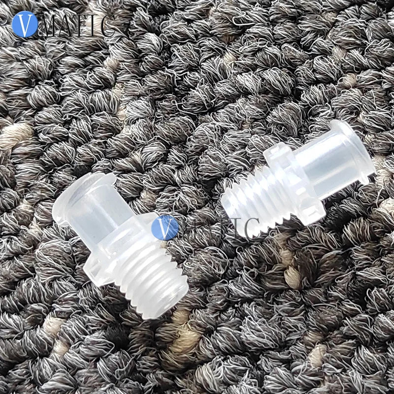 High Quality 100Pcs Female Luer Tapered Syringe Fitting Connector (Polyprop) Luer Lock Tapered Connector 1/4 Inch Screw