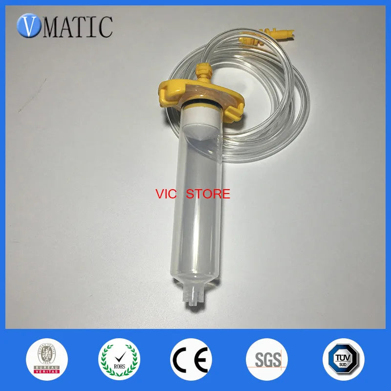 High Quality Spare Parts Set Glue Dispenser 10cc 10ml Pneumatic Syringe Needle Tip Syringe Barrel Valve Adapter
