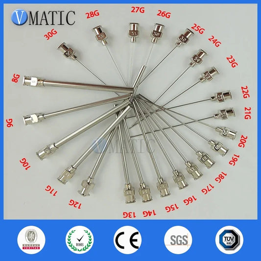 12PC Dispensing Needles | 75mm Stainless Steel Precision Tips / Electronics Free Shipping