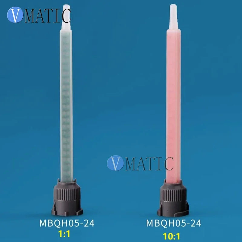 Free Shipping MB Series 1:1 10: 1 Ratio Mixed Nozzle Spiral Tube Core Double Liquid Bell Mouth Static Mixture Mixer