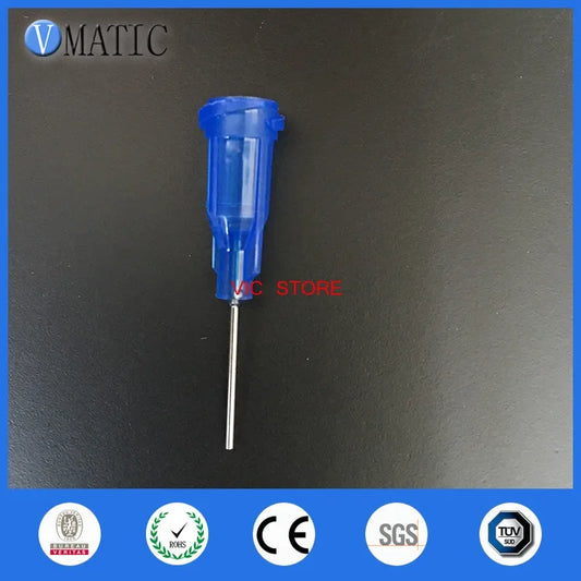 Free Shipping 100Pcs 22G Precision S.S. Dispense Tip With Pp Safety Lock Hub/ 0.5'' 1/2 Inch Length Glue Dispenser Needles