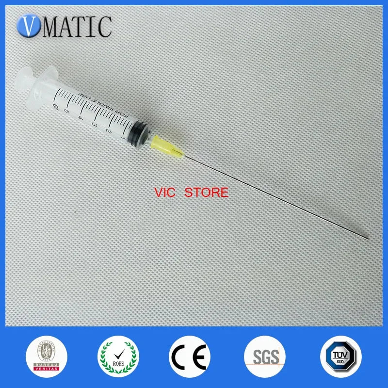 Free Ship 20G Blunt Tip Needle Fill 10cm Long For Liquid Dispenser Adhesive Glue Ink Refilling 100mm Length Dispensing Needles