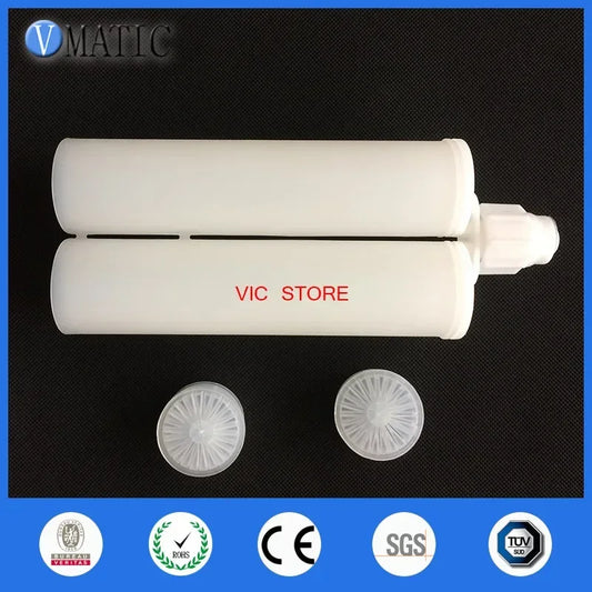 Free Shipping Quality Assurance Two Component Cartridge 1:1 For 400ml 400cc Plastic Dispensing Gun Cartridge