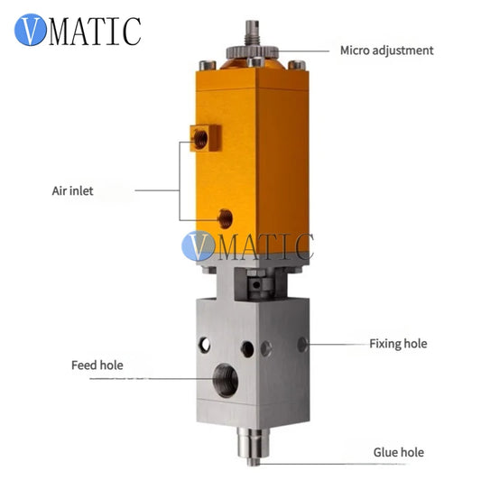 Free Shipping Industrial Precision Adhesive Control System Diaphragm Dispensing Valve