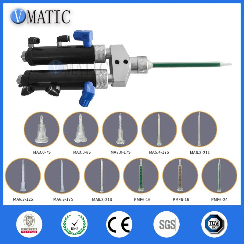 High Quality Big Flow Ab Glue Dispensing Double Action Ratio Rate 1:1 Diaphragm Valve