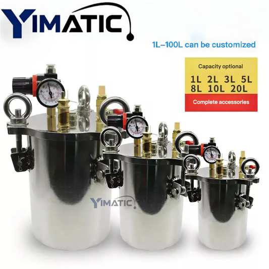 Free Shipping Trade Assurance Quality 1L-10L Stainless Steel Pressure Tank For Dispensing Machine