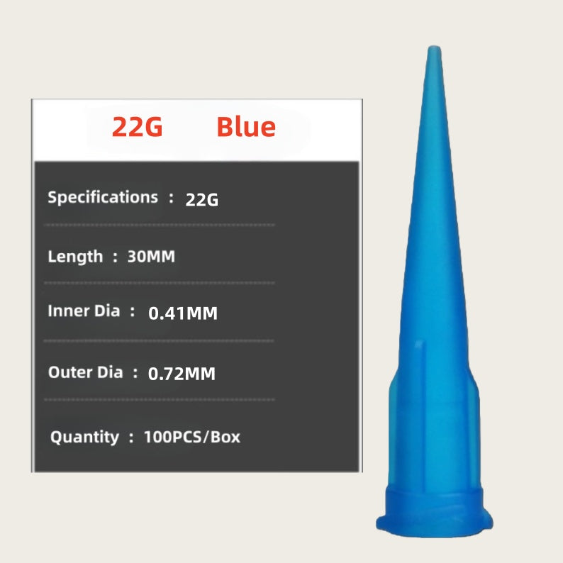 TT Tapered Plastic Adhesive 14G/16G/18G/20G/22G/25G EFD Dispensing Needle Tips (100pcs/box)