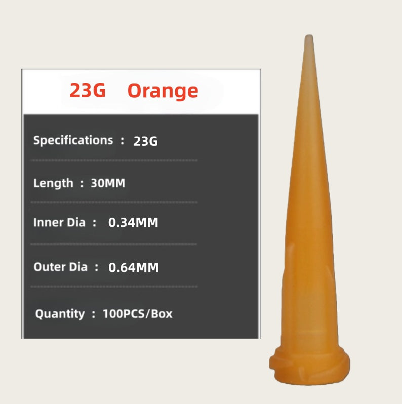 TT Tapered Plastic Adhesive 14G/16G/18G/20G/22G/25G EFD Dispensing Needle Tips (100pcs/box)