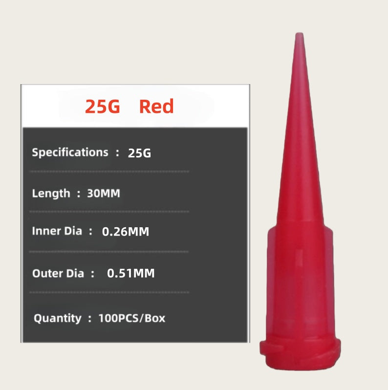 TT Tapered Plastic Adhesive 14G/16G/18G/20G/22G/25G EFD Dispensing Needle Tips (100pcs/box)