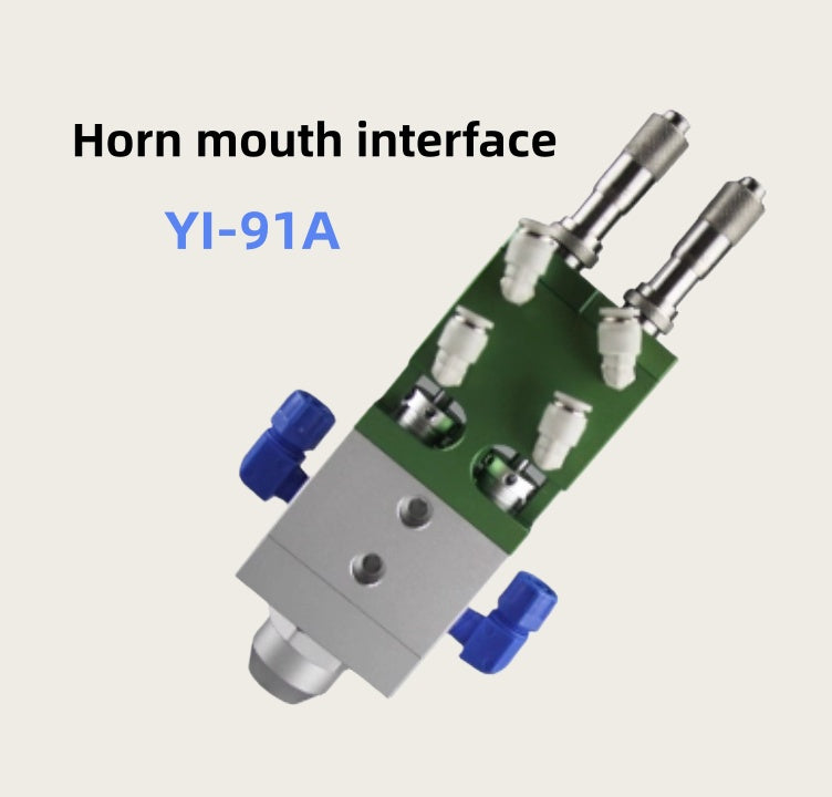 YI-91 High Quality New AB Dispensing Valve Fuselage Piston With Micrometer Trim Out Liquid Dispenser Two Component Pneumatic Valve