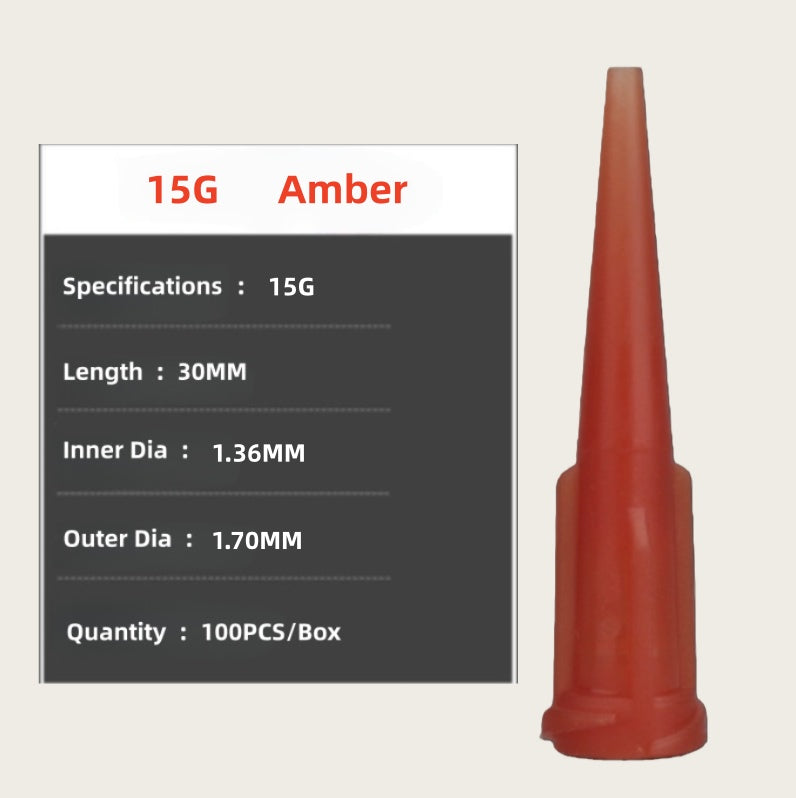 TT Tapered Plastic Adhesive 14G/16G/18G/20G/22G/25G EFD Dispensing Needle Tips (100pcs/box)