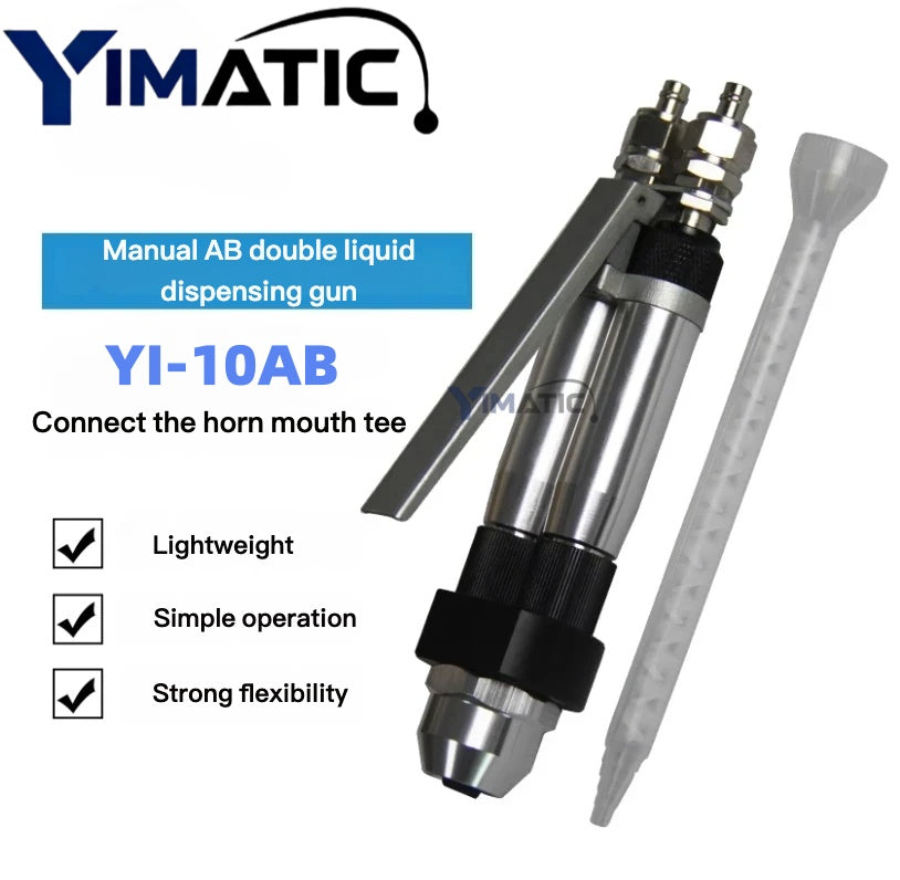 ‌AB Epoxy Dispensing Valve | Pneumatic 1:1 Mix Ratio for Electronics & Automotive Fast Ship‌