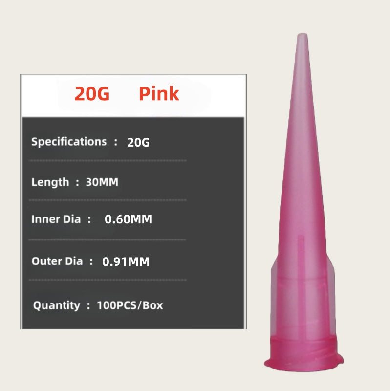 TT Tapered Plastic Adhesive 14G/16G/18G/20G/22G/25G EFD Dispensing Needle Tips (100pcs/box)