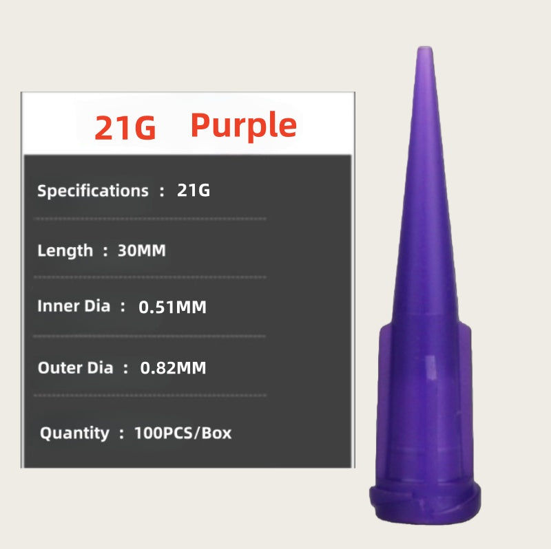 TT Tapered Plastic Adhesive 14G/16G/18G/20G/22G/25G EFD Dispensing Needle Tips (100pcs/box)