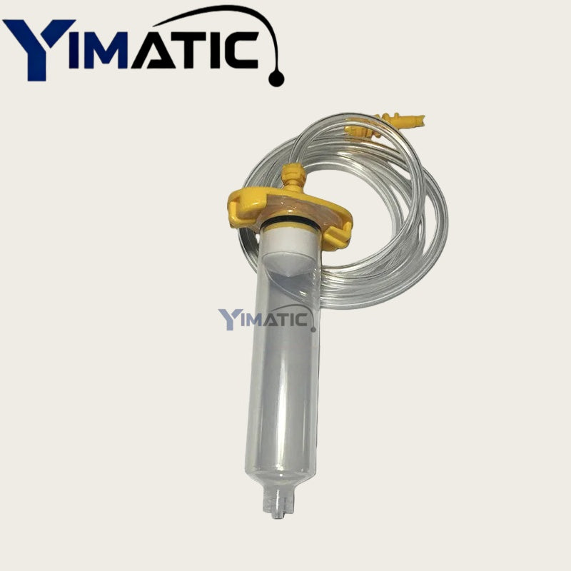 Free Shipping Glue Dispensing Pneumatic Syringe 30 Cc Ml With Barrel Valve Adapter