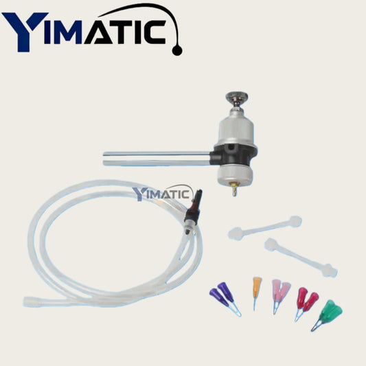 ‌Industrial Pinch Tube Dispensing Nozzle | PTFE Needle Valve for Silicone/Epoxy Anti-Clog Free Shipping‌