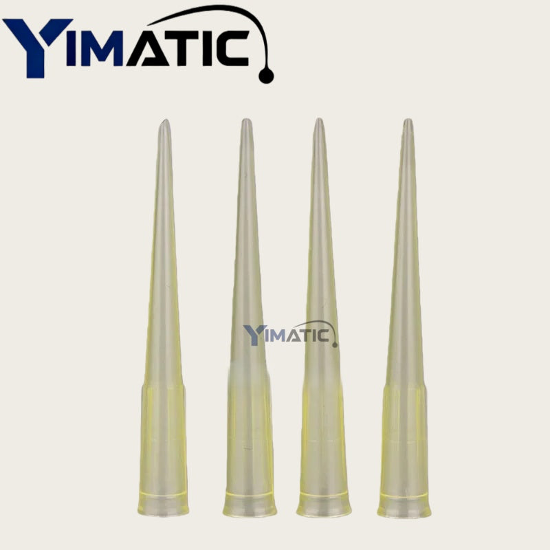 1000Pcs 200ul (0.2ml) Plastic Dispensing Needles – ID 6mm, Length 50mm | High-Precision Liquid Applicators | Free Shipping