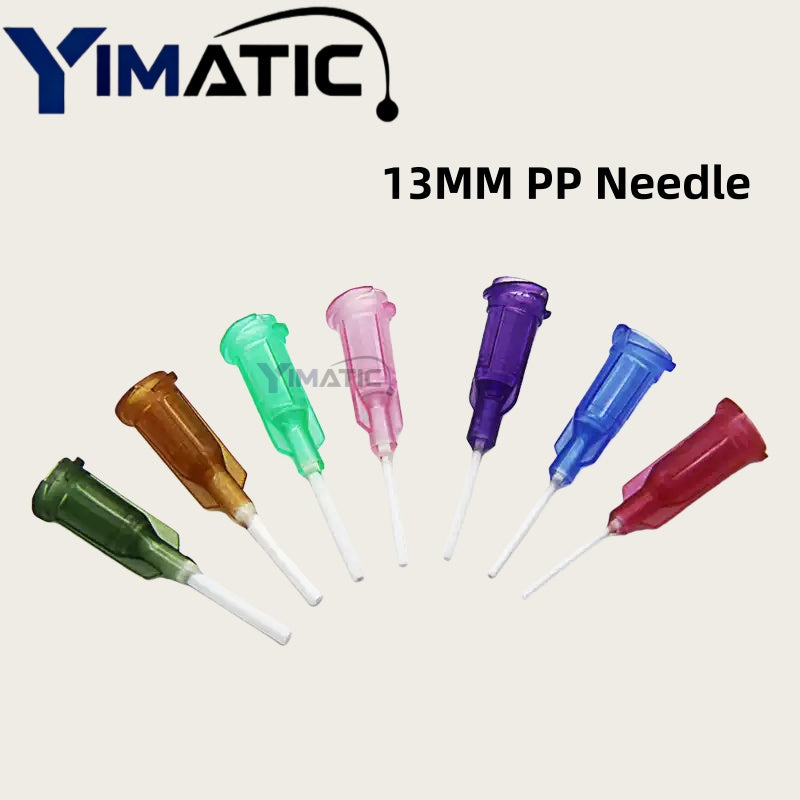 14G/15G/18G/20G/22G/25G PP Flexible Glue 0.5'' 1/2 Inch Dispensing Needle Tips