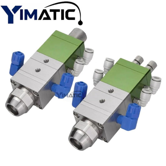 YI-32AB Free Shipping High Flow Single/Dual Cylinder Dual-Fluid Retractable Adjustable Dispensing Valve (1:1 & 2:1 Ratio)