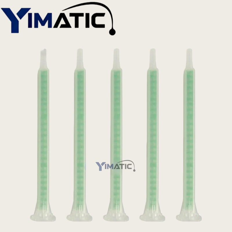 ‌Industrial 1:1 Epoxy Mixer Nozzles MF06-24 | 30pcs Static Tips for Electronics & Auto Adhesives