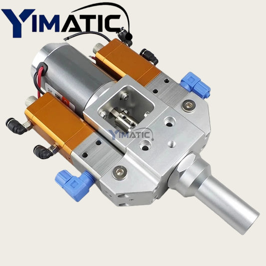 YI-61 Electrical Motor Mixing Pneumatic AB Glue Dispensing Valve, Metal, Micro-Adjustable with Suck-Back, Anti-Drip