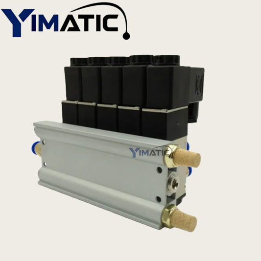 ‌4-Way Pneumatic Solenoid Valve Kit | Aluminum Body + Silencers for Dispenser & CNC Fast Ship‌