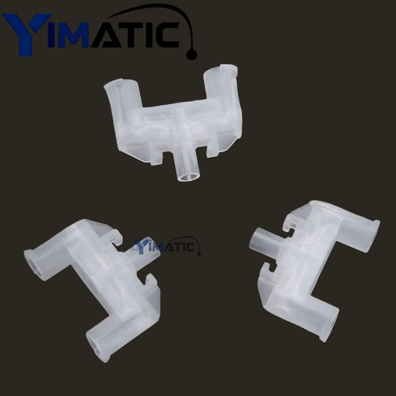 Plastic Shut Off Barbed Quick Connect Static Mixer 3 Way Valve Adapter 50pcs