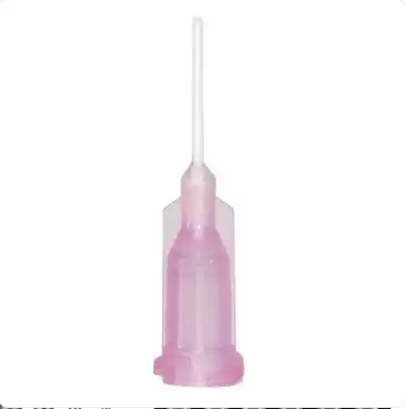 14G/15G/18G/20G/22G/25G PP Flexible Glue 0.5'' 1/2 Inch Dispensing Needle Tips
