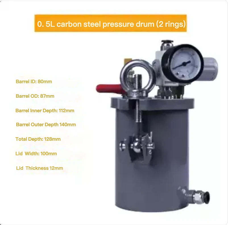 Free Shipping Trade Assurance Quality 1L-10L Stainless Steel Pressure Tank For Dispensing Machine