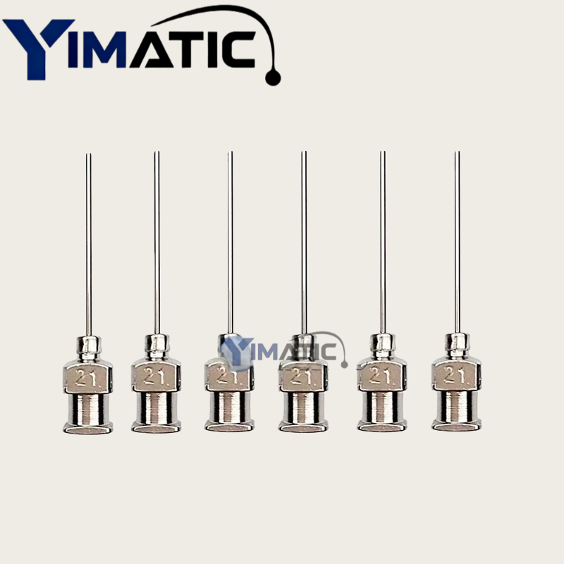 Free Shipping 1 Inch Length 8 - 30G Fluid Adhesive Glue Dispenser Stainless Steel Needle 12 Pcs