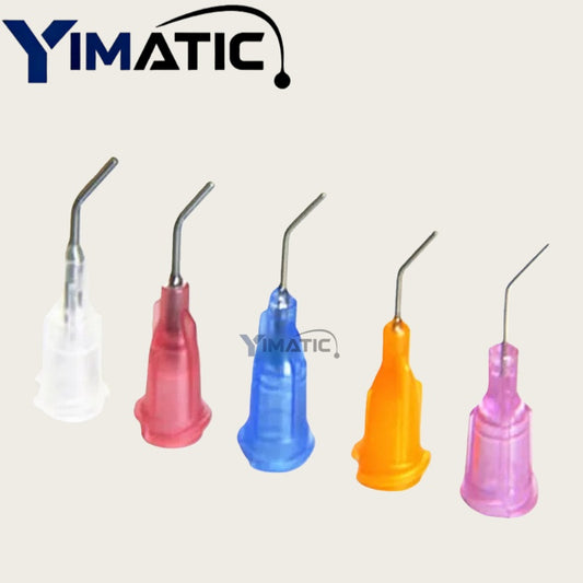 45° Bent Blunt Dispensing Needle&nbsp;0.5" | Industrial Stainless Steel Tips 100PCS for Auto Adhesives Free Shipping