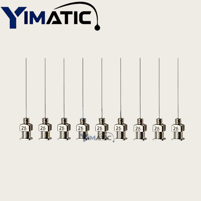 Free Shipping 1 Inch Length 8 - 30G Fluid Adhesive Glue Dispenser Stainless Steel Needle 12 Pcs