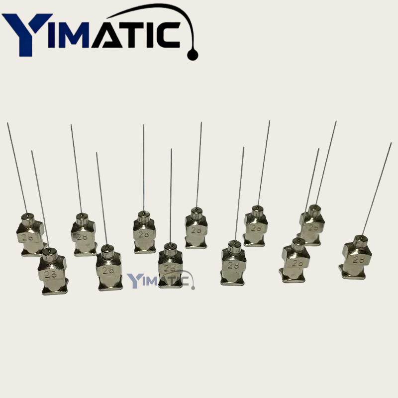 Free Shipping 1 Inch Length 8 - 30G Fluid Adhesive Glue Dispenser Stainless Steel Needle 12 Pcs